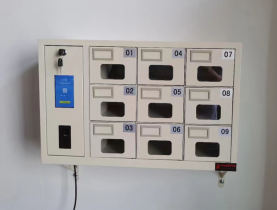 部隊定制指紋識別手機充電柜